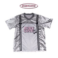 Borncute signature ribbon jersey in Silver