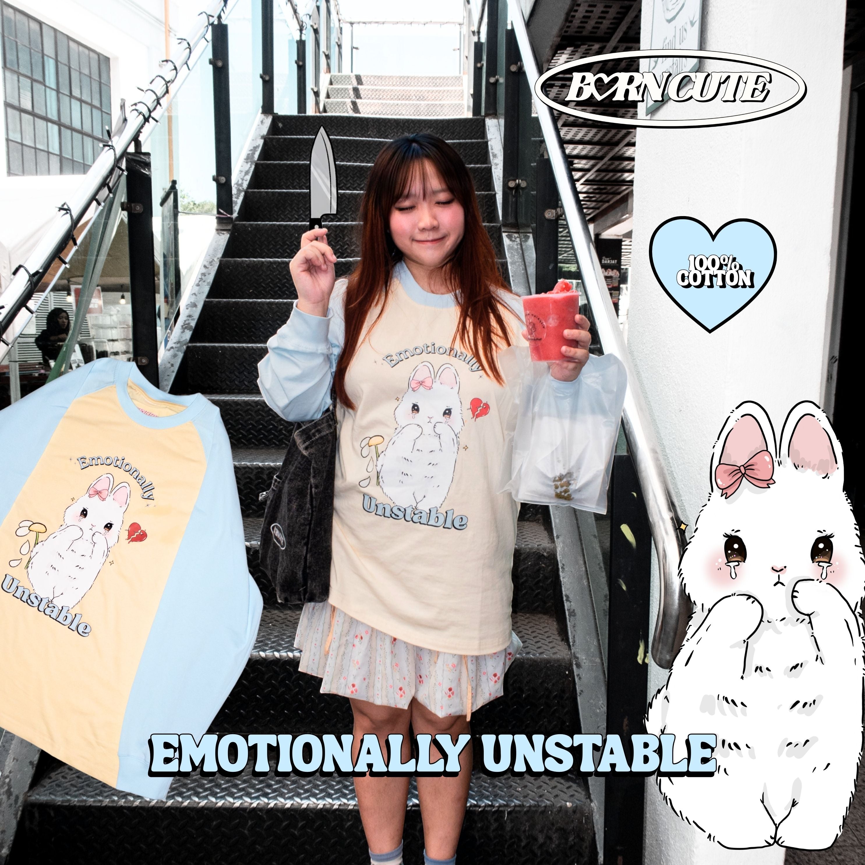 Borncute Emotionally Unstable Pullover