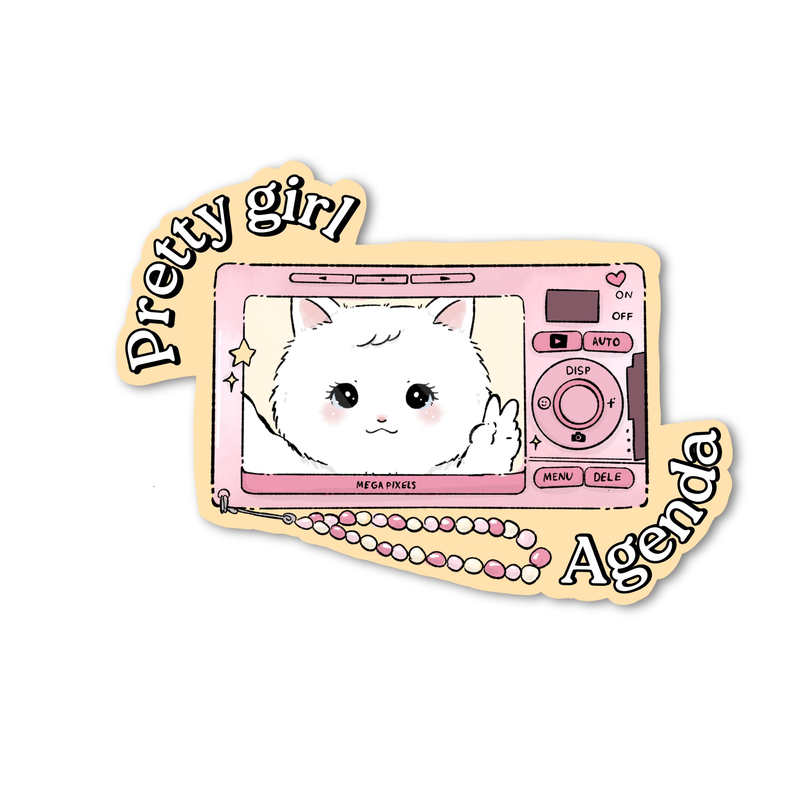 Pretty Girl Agenda | Borncute Original Sticker
