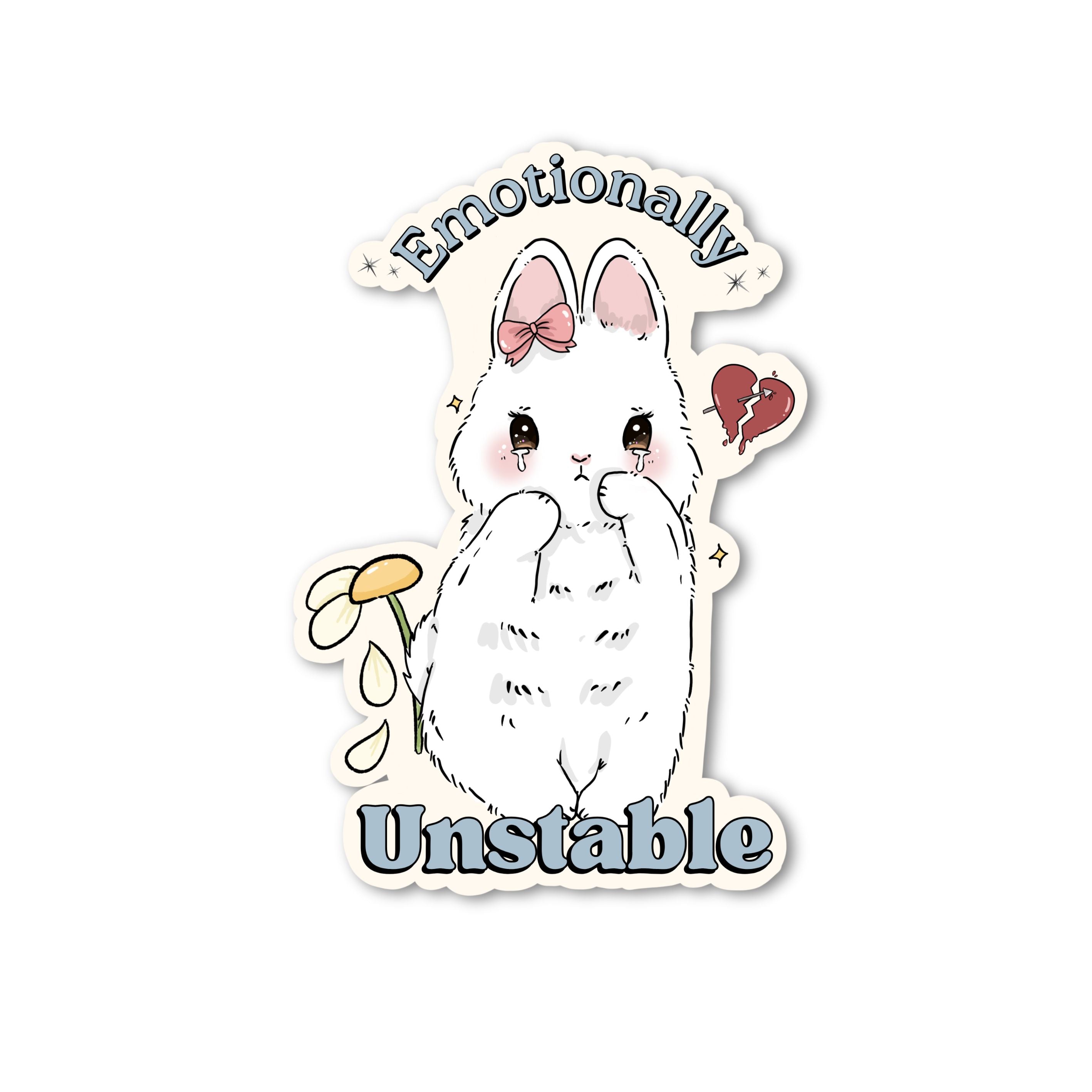 Emotionally unstable | Borncute Original Sticker